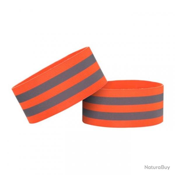 Lot de 2 brassards de scurit oranges