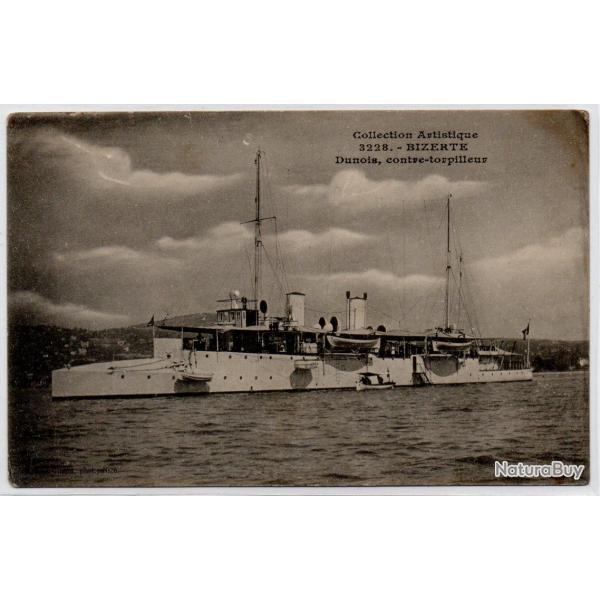 CPA - Marine -Collection Artistique - BIZERTE ,DUNOIS  Contre-torpilleur N1198