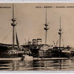 CPA -Collection Artistique -BREST.Courbet,Cuirasse d encadre N°1300