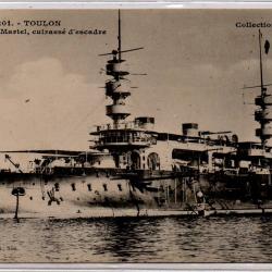 CPA -Collection Artistique - TOULON  . Le Charles ,Cuirasse d encadre N°1318