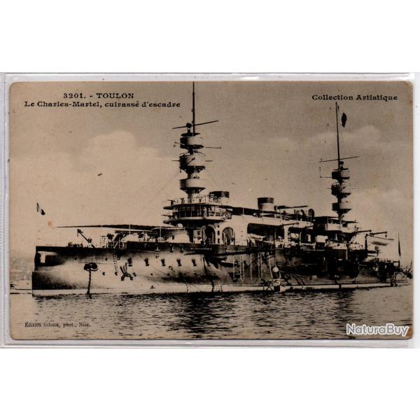 CPA -Collection Artistique - TOULON  . Le Charles ,Cuirasse d encadre N1318