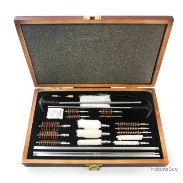 Coffret bois de nettoyage armes longues et courtes