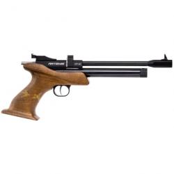 Pistolet à plombs en bois et acier 6 joules cal.5,5mm 9 coups CO2 - Snowpeak