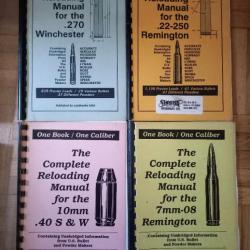 Lot de 4 "The Complete Reloading Manual"