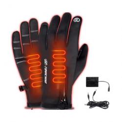 Gants de Ski Chauffants Coupe-Vent USB - Unisexe Cyclisme, Course, Conduite, Randonnée, Hiver -PROMO