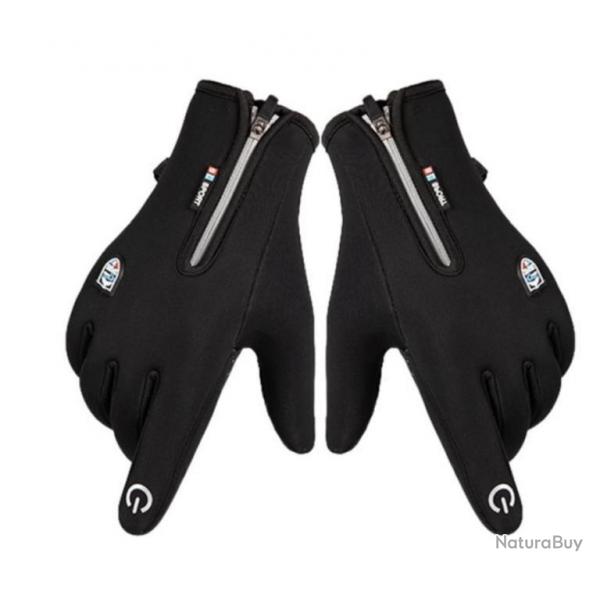 Gants Thermique, impermable doublure flanelle Doigts SCREEN.......Taille et Coloris au choix