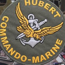 Patch brodé du  Commando Hubert - 90 mm  A coudre ou à thermocoller