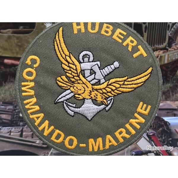 Patch brod du  Commando Hubert - 90 mm  A coudre ou  thermocoller