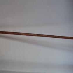 BATON DE DANDY  XIXem bois laiton ivoire rubis