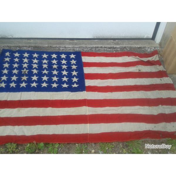 drapeau USA periode liberation piece de collection histoire militaria collection WW II