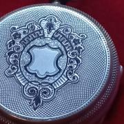 BEL ANCIEN PORTE-MINE Retractable En Argent Nielle Et Vermeil Vers 1900