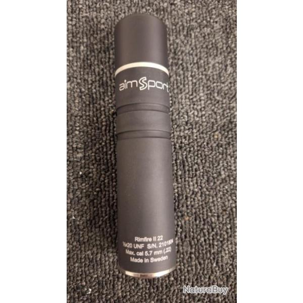 Silencieux AimSport Rimfire II cal.22 1/2x20 UNF