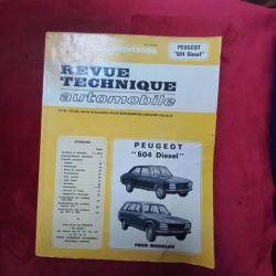 revue technique Peugeot 504 diesel  tous modèles
