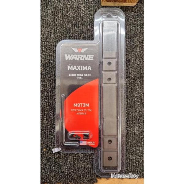 Rail WARNE MAXIMA pour TIKKA T3, T3X 0MOA M9T3M