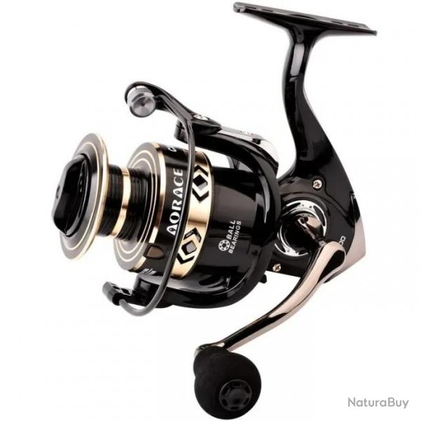 Moulinet de Pche Mtal Taille 3000 Surf Spinning Eau Sale Eau Douce Puissant 15kg Drag 14 Roulemen