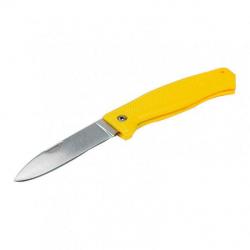 Couteau Inox Pliant 8.5cm Flashmer Jaune