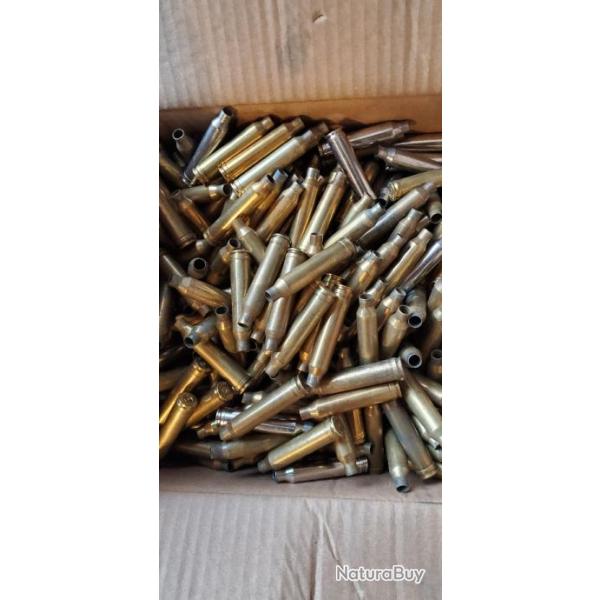 Lot 500 douilles 7 remington magnum multimarques tires 1 fois  (livraison gratuite)