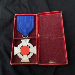 Médaille pour 25 ans de services civils - écrin - Allemand WW2