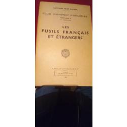 Fusils français et étrangers. Livre.