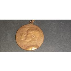 MEDAILLE PORTABLE BELGE 1914