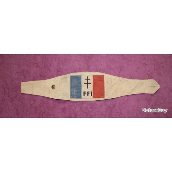 Brassard FFI maquis Libration insigne