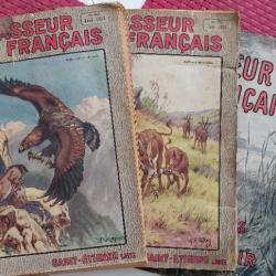 revue chasse chasseur francais lot de 3