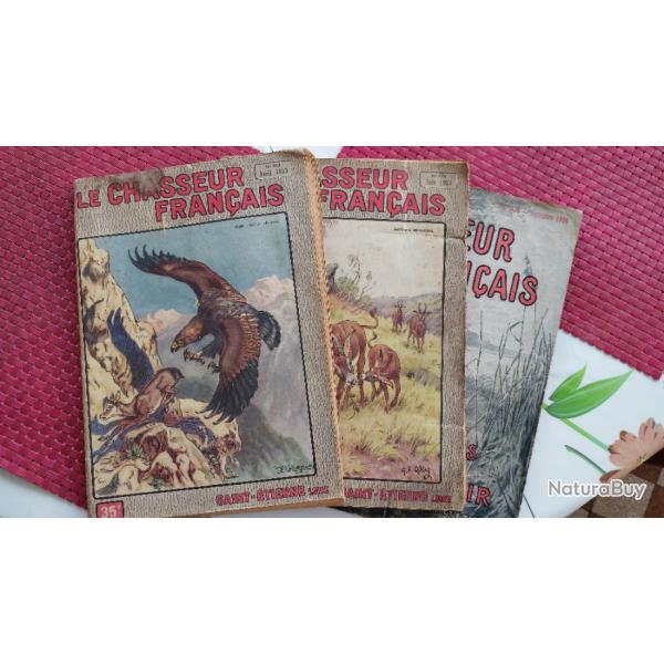 revue chasse chasseur francais lot de 3