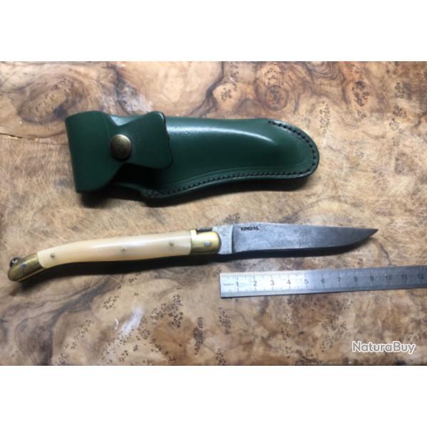 Couteau LAGUIOLE Damas marquage KINDAL