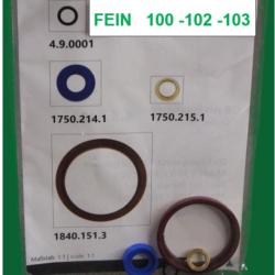 Kit entretien joints pour pistolet FEINWERKBAU Model 100 - 101 - 102