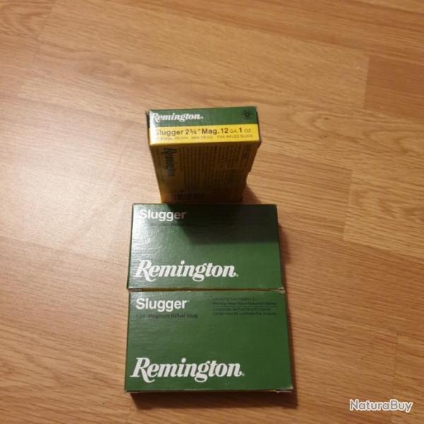 Balles calibre 12 mag Remington Boite de 5