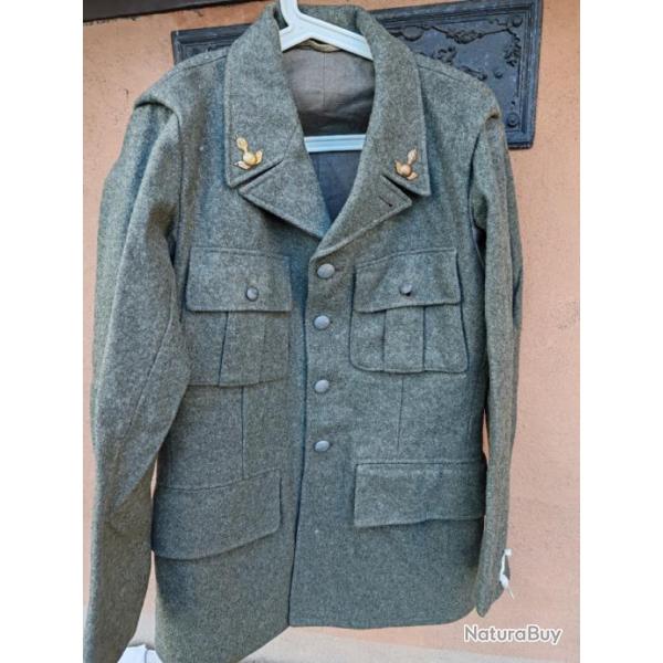 VESTE FELDGRAU ARME SUEDOISE AVEC INSIGNES,AVEC