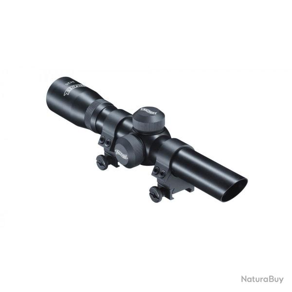 Lunette walther pour pistolet 2x20 avec montage