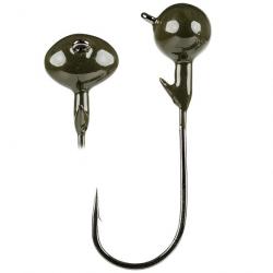 Tête plombée Strike King Tour Grade Football Jig Head 10,6g Boite de 3 10,6g Black