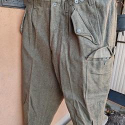 PANTALON FELDGRAU ARMÉE SUEDOISE DATÉ 1959