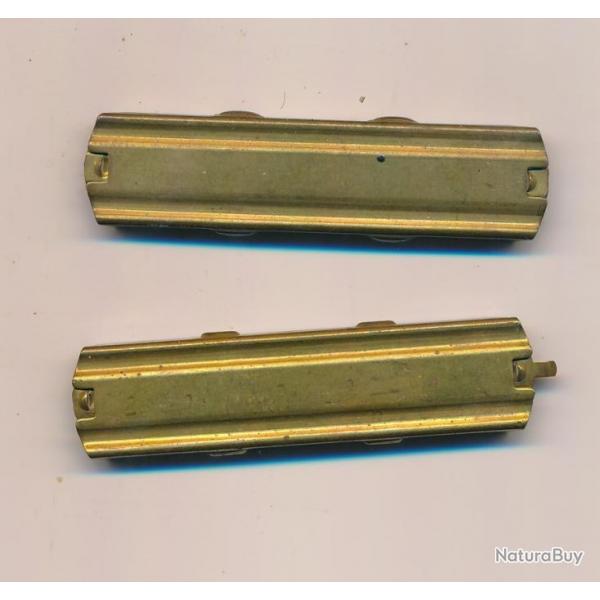 1 CLIP LAME CHARGEUR SPRINGFIELD  2 TYPE .30-06 WW2  avec  1 ou 2 ergots manquant