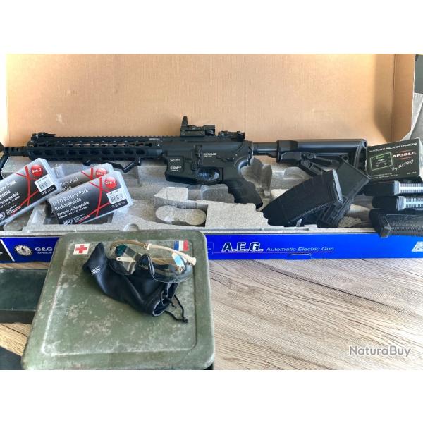 G&G GC16 WARTHOG 12", batteries et accessoires