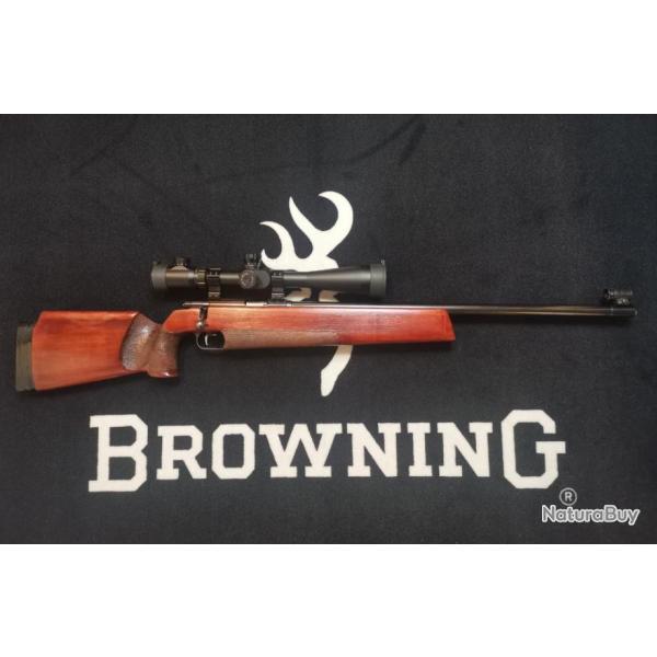 Carabine  verrou ANSCHUTZ modle MATCH 54 - Calibre 22 LR + Lunette 10-40x50 (Occasion bon tat)