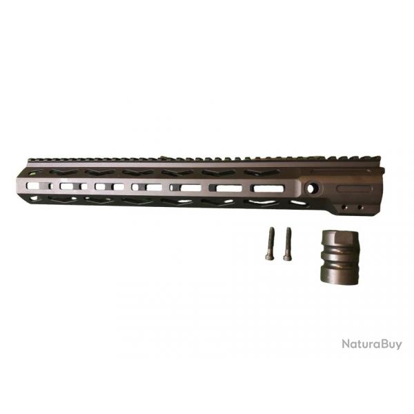 Garde-mains de marque SABER GEARS avec barrel-nut - AR15/M4 - 14.5" (37cm) / KEY-201-14