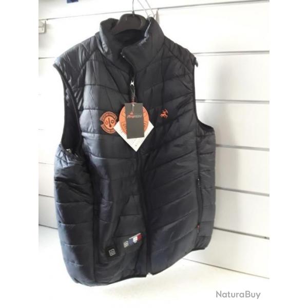 7030B GILET CHAUFFANT PROHUNT BLEU FONC NEUF