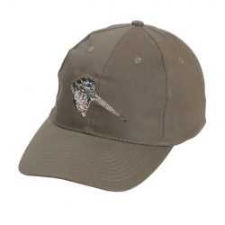 Casquette chasse Percussion Brodée - Bécasse