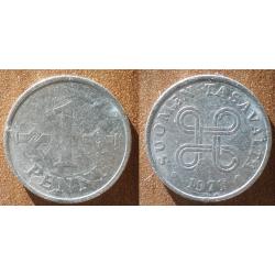 Finlande 1 Penni 1971 Piece Markka Europe Nord