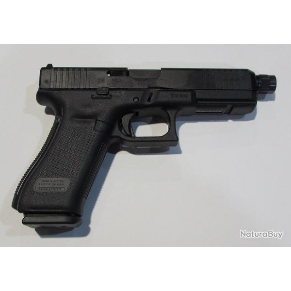 PISTOLET SEMI AUTOMATIQUE Glock 17 MOS gen 5 FS, cal 9x19, filet neuf