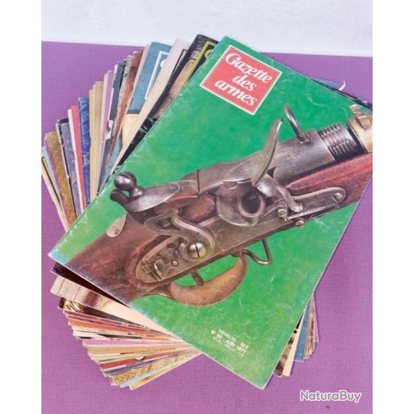 Collection Gazette des armes du n1 au n50 de juin 1977