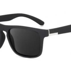 Lunettes de Soleil Pilote Polarisées UV400 cadre métallique léger unisexe Noir