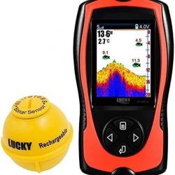 Detecteur Poisson Portable Sonar LCD 2,4 Profondeur Glace Mer Kayak Sans Fil