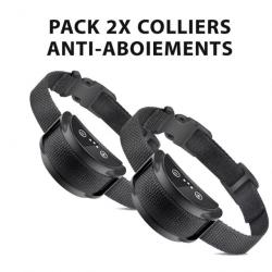 PACK 2 COLLIERS ANTI-ABOIEMENT AUTOMATIQUE POUR CHIENS TOUTES TAILLES