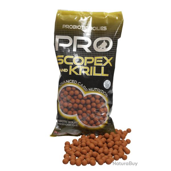 Bouillettes STARBAITS Pro Scopex Krill 14mm 2kg
