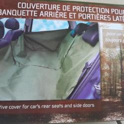 Couverture Protection voiture; banquette et portes.