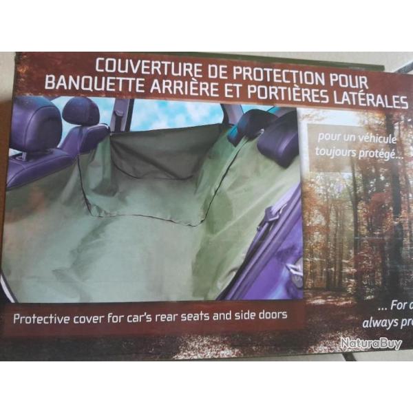 Couverture Protection voiture; banquette et portes.