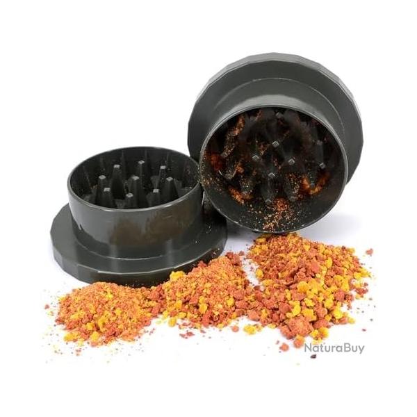 Broyeur Bouillettes Peche Carpe ABS 10x5,5cm Boite Appats Leger Durable
